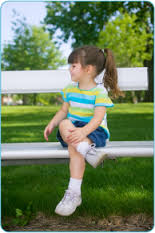 imaginary friend on bench